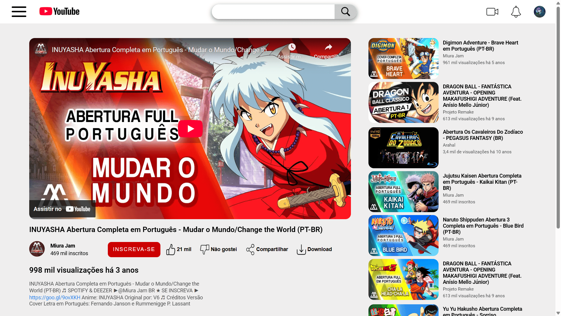 Clone Youtube